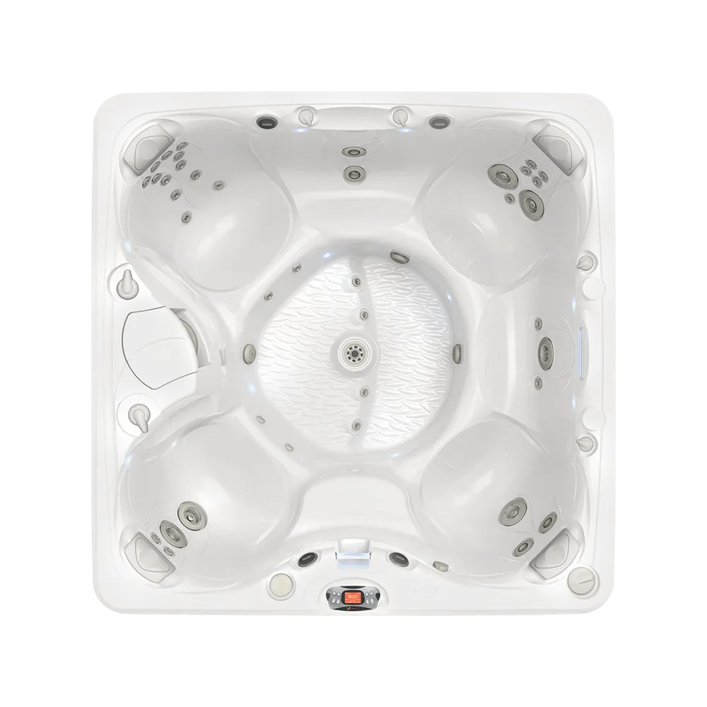 Caldera Salina hot tub for 7 people with an all-seater layout in a Palm Beach outdoor settingCaldera Salina hot tub for 7 people with an all-seater layout in a Palm Beach outdoor setting