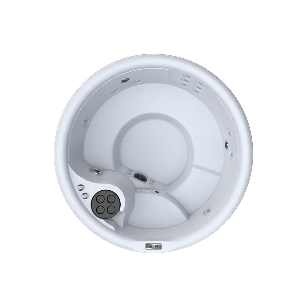 Caldera Splendor hot tub for 5 people with an all-seater layout in a Palm Beach outdoor settingCaldera Splendor hot tub for 5 people with an all-seater layout in a Palm Beach outdoor setting