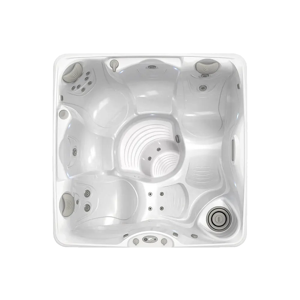 Caldera Tarino hot tub for 5 people with one lounger in a Palm Beach outdoor settingCaldera Tarino hot tub for 5 people with one lounger in a Palm Beach outdoor setting