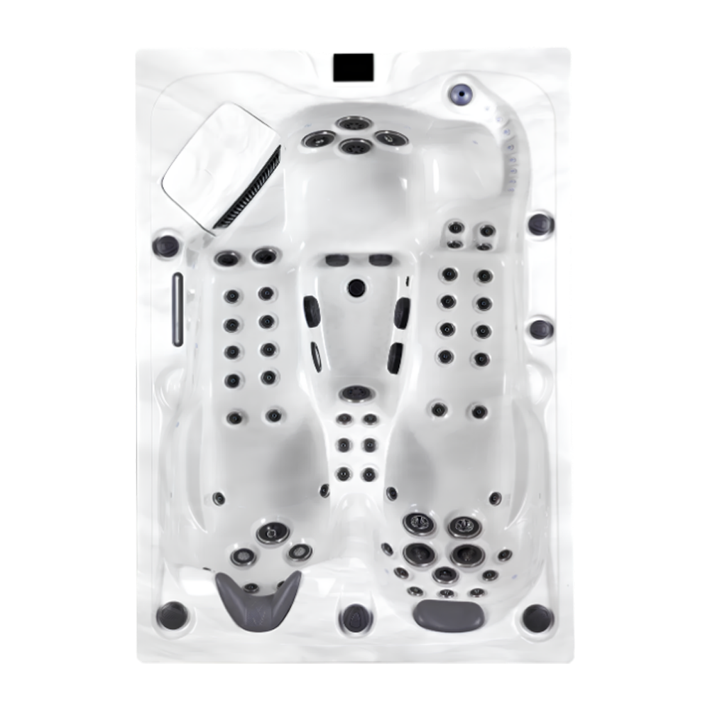 Platinum Topaz hot tub for 3 people in a Palm Beach outdoor settingPlatinum Topaz hot tub for 3 people in a Palm Beach outdoor setting