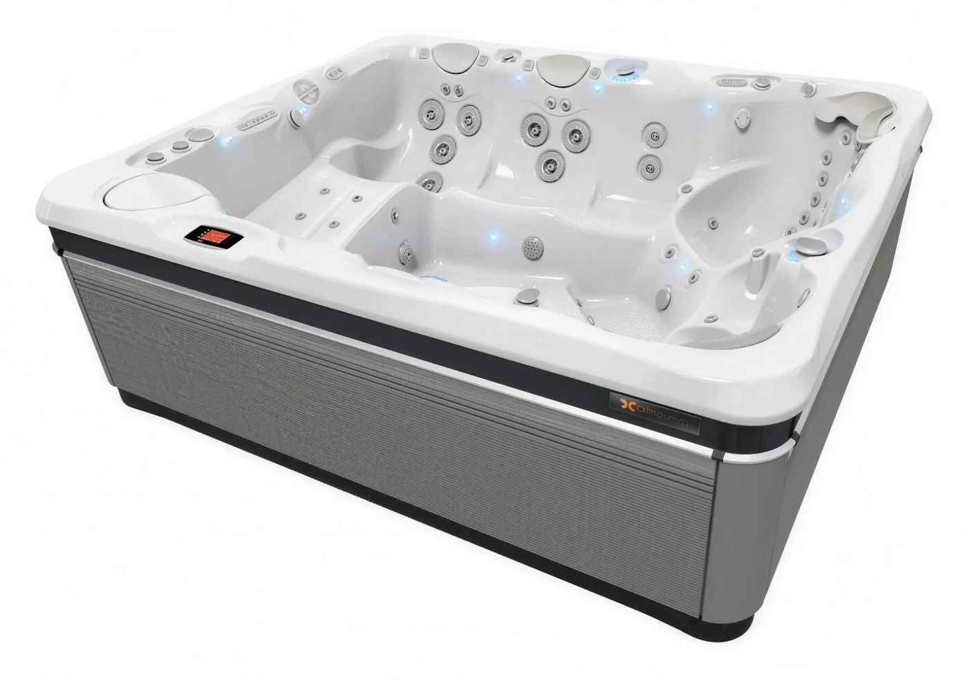 Caldera Utopia Cantabria hot tub with grey cabinet