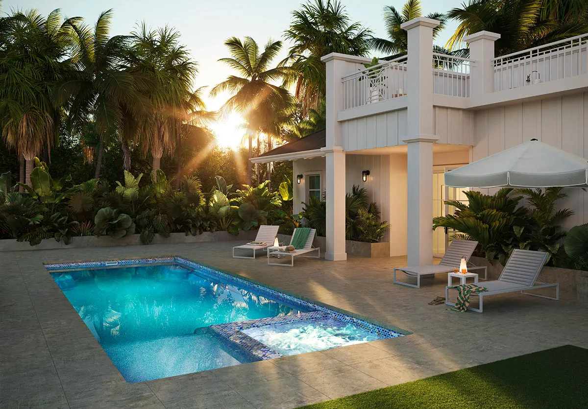 Latham Astoria 12 fiberglass pool, photo 2