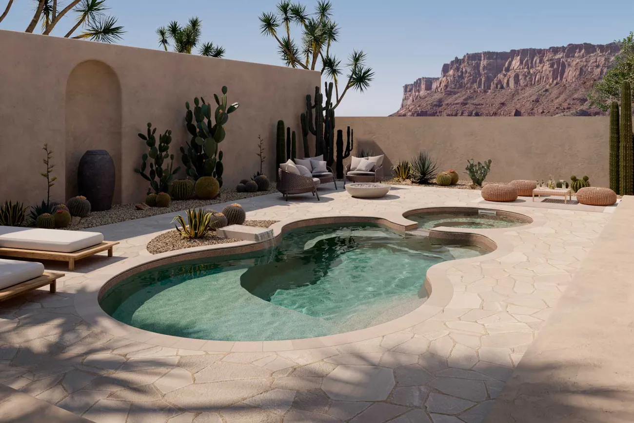 Latham Axiom 12 Deluxe fiberglass pool, photo 2