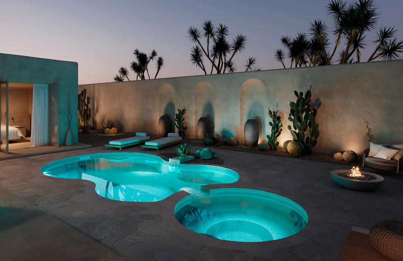 Latham Axiom 12 Deluxe fiberglass pool, photo 3