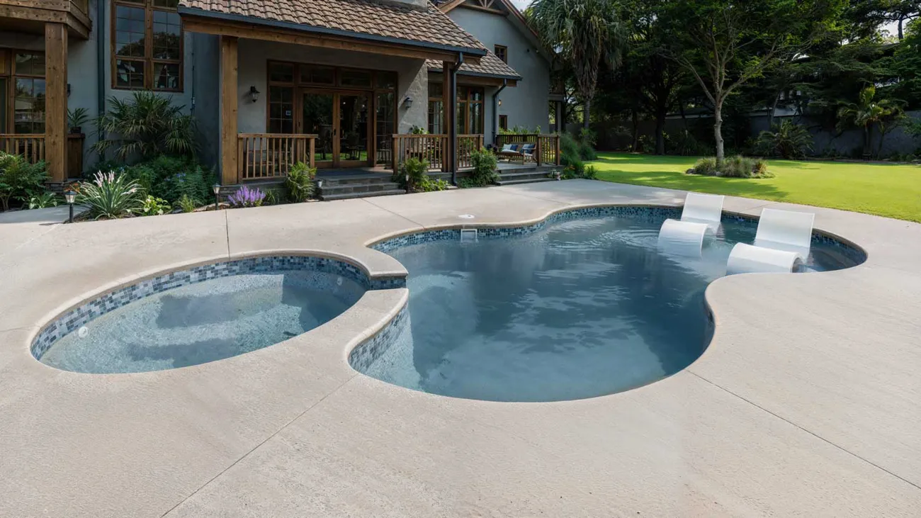 Latham Axiom 14 Deluxe fiberglass pool, photo 2