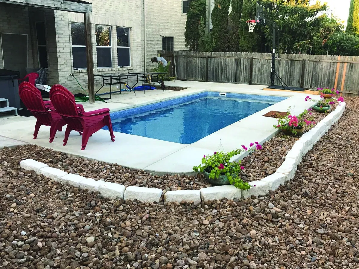 Latham Delray fiberglass pool, photo 3