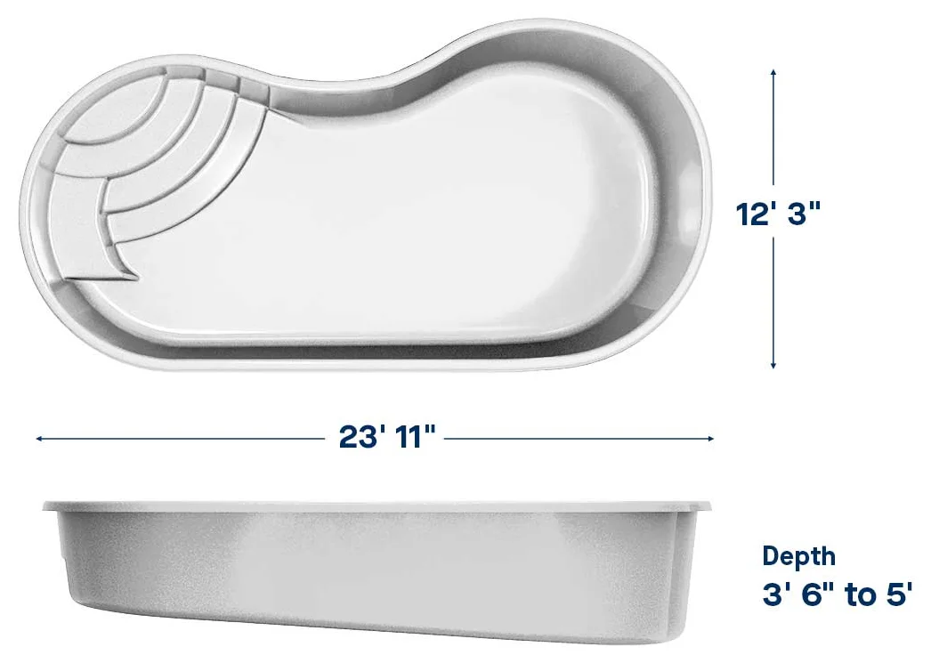 Latham Jamaica 12 dimensions drawing