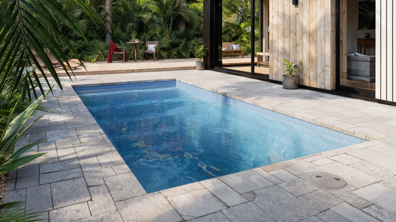 Latham Milan 10.20 fiberglass pool, photo 3