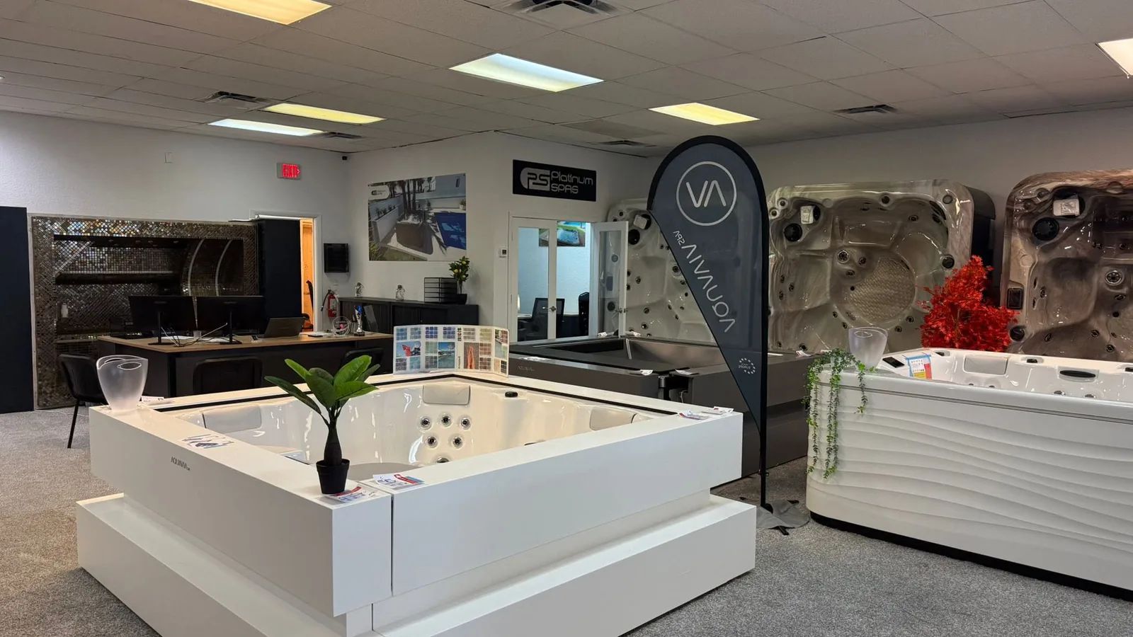 Design consultation desk at the Sensassion showroom